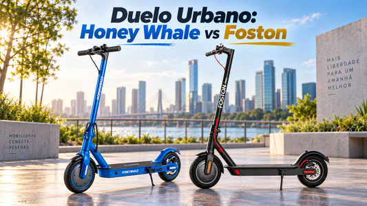 Honey Whale vs Foston: Qual é o Melhor Patinete Elétrico para o Dia a Dia?