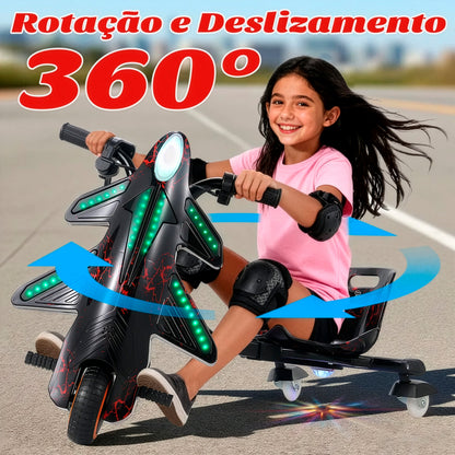 Honeywhale 008c Triciclo Elétrico Drift Infantil 150w 15km/h Preto