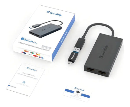 Wavlink Adaptador Displaylink Hdmi 1x2 4k 2k Para Macbook M1