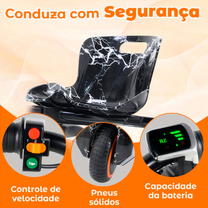 Honeywhale 008b Triciclo Elétrico Drift Infantil 150w 15km/h Preto