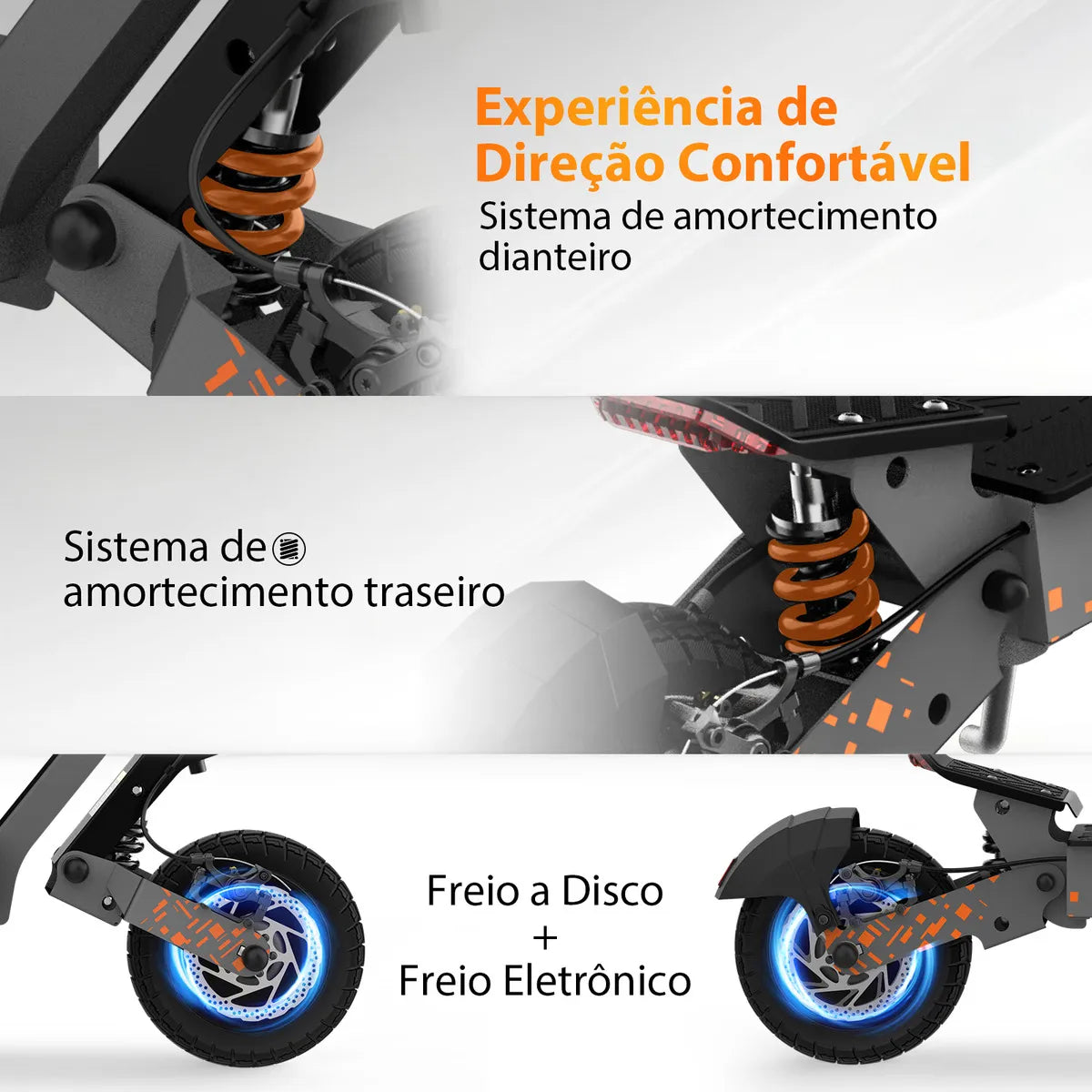 Honeywhale H2d-ultra Patinete Elétrico Adulto, 1200w Motor Duplo Scooter Elétrica, 65km Autonomia, Velocidade 55 Km/h, Honey Whale Patinete Juvenil Dobrável(18ah), Carga Máxima 150kg