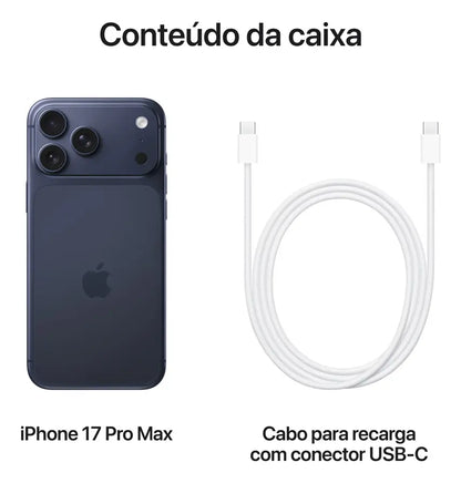 iPhone 17 Pro Max 256GB - Azul profundo