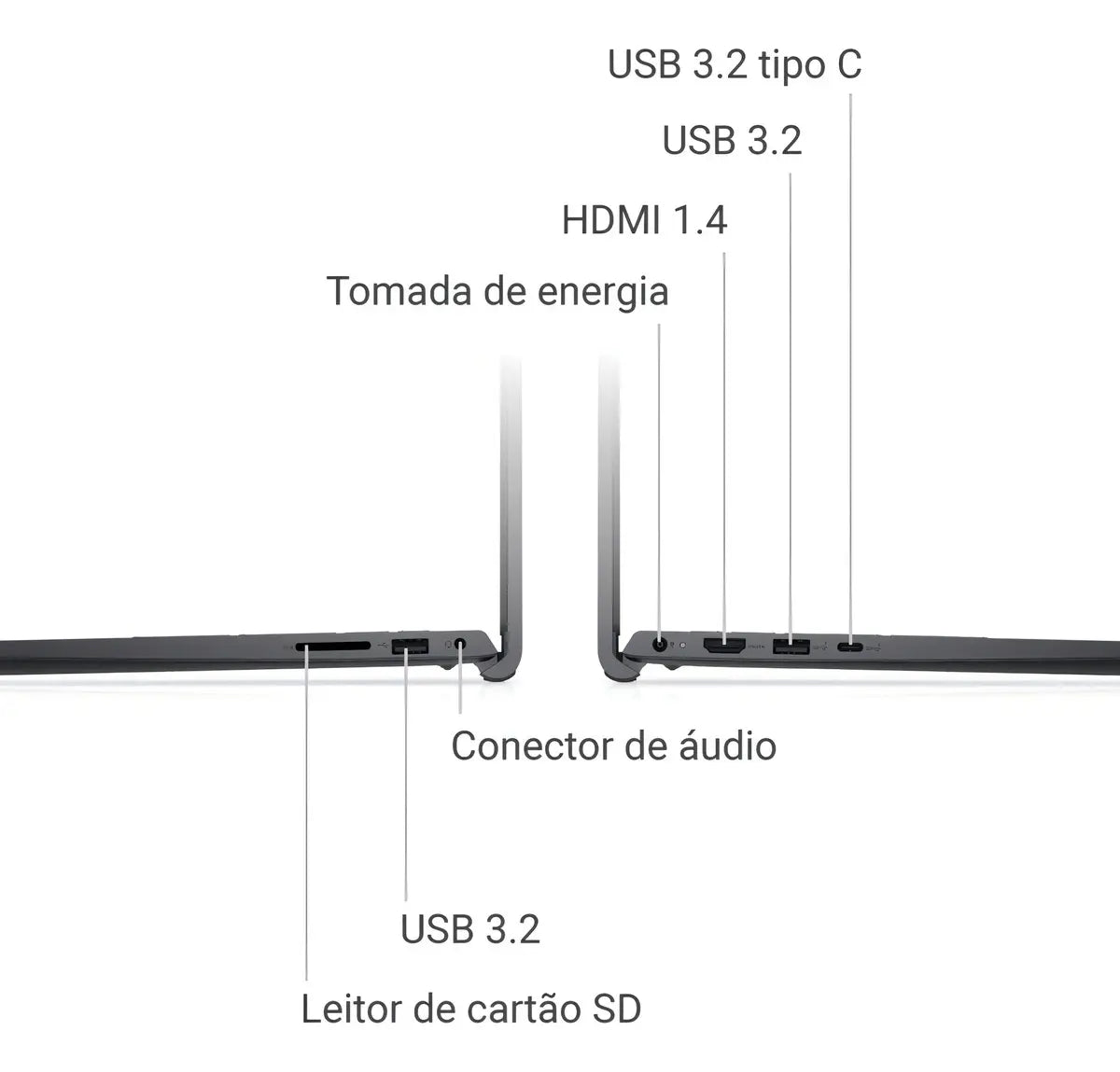 Notebook Dell Inspiron I15-i1300-a60p 15.6 I5 16gb 1tb W11 Preto