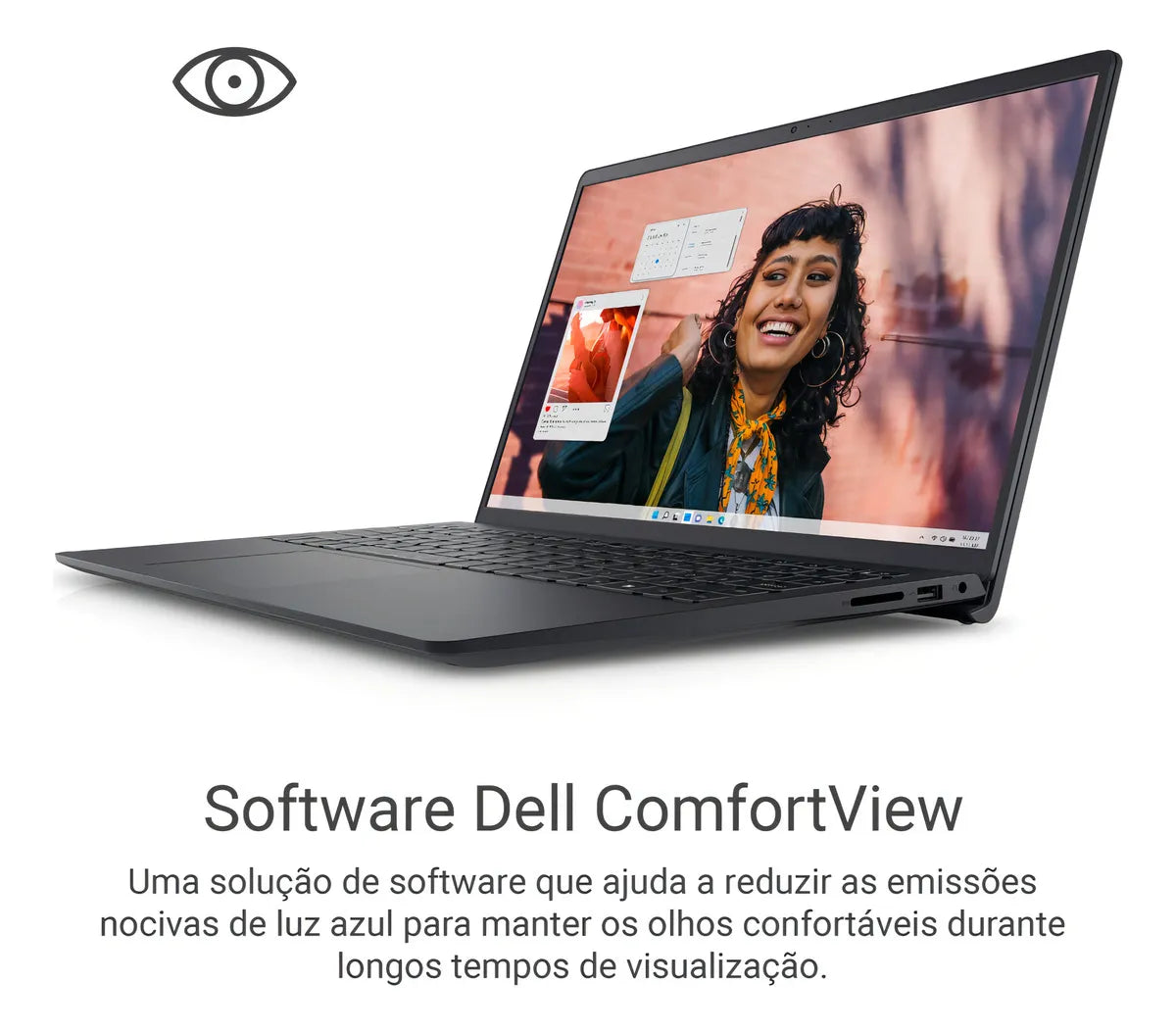 Notebook Dell Inspiron I15-i1300-a60p 15.6 I5 16gb 1tb W11 Preto