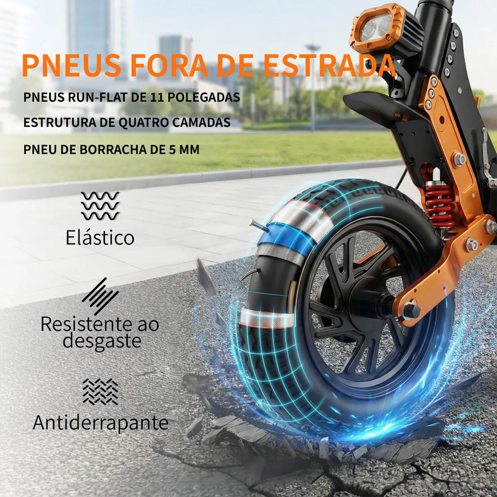 Bolin 1680w Patinete Eletrico Adulto Scooter Elétrica 55km/h