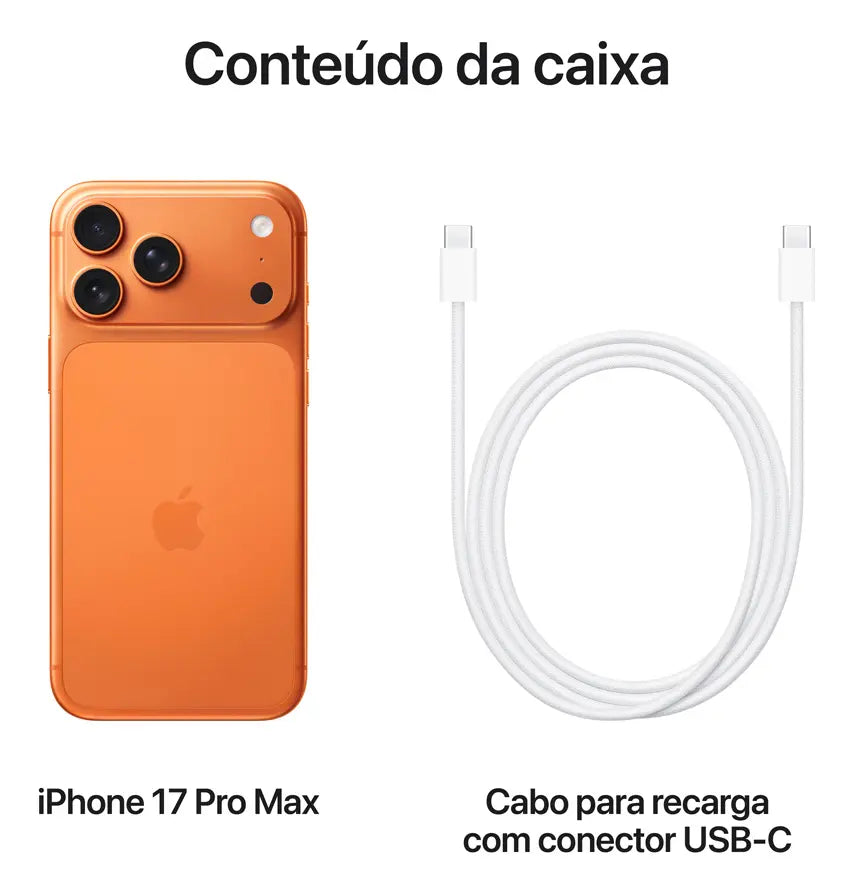 iPhone 17 Pro Max 256GB - Laranja