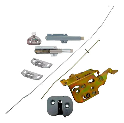 Kit Fechadura + Vareta Direito Tampa Traseira Fiorino 88/13