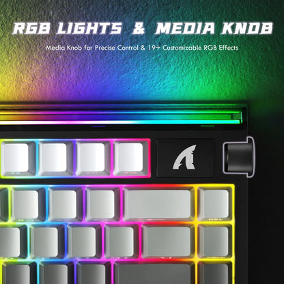 Attack Shark R85 Teclado De Eixo Magnético Com Caixa De Luz