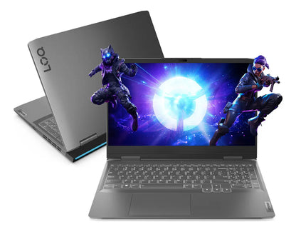 Notebook Gamer Lenovo LOQ 15irx9 Intel Core i5-13450HX 16gb 512gb SSD RTX 3050 Windows 11 - 83kh0006br Luna Grey