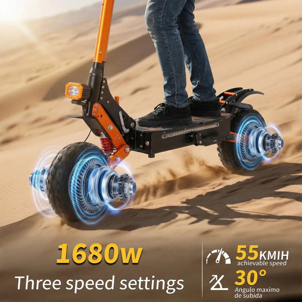 Bolin 1680w Patinete Eletrico Adulto Scooter Elétrica 55km/h