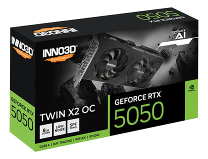 Placa De Vídeo Nvidia G Rtx 5050 8gb Gddr6 Inno3d Twin X2 Oc