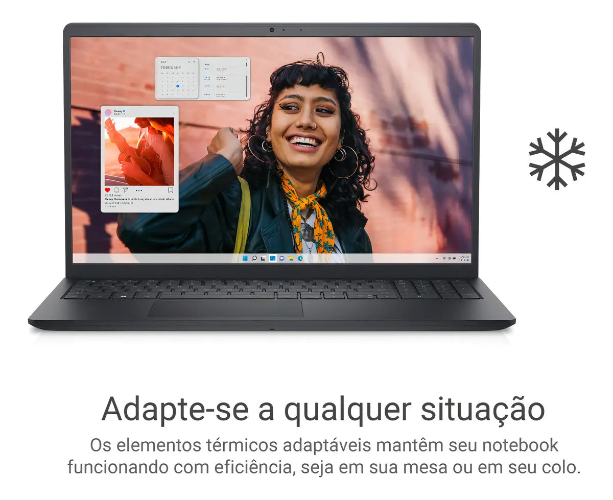 Notebook Dell Inspiron I15-i1300-a60p 15.6 I5 16gb 1tb W11 Preto