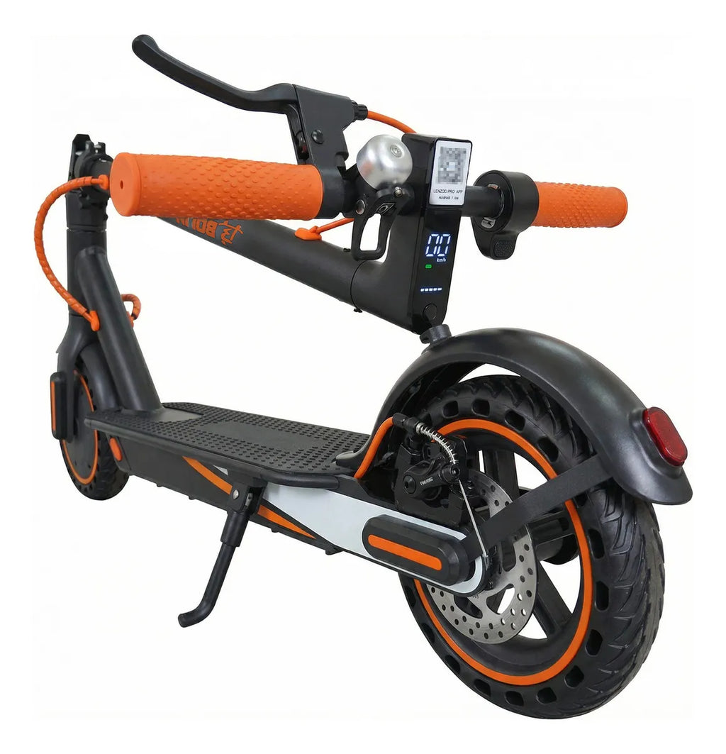 Bolin Xm01 Patinete Eletrico Adulto 350w Velocidade Máxima De 32 Km/h 25 Km De Autonomia Corpo Em Liga De Alumínio Com App Bluetooth Preto