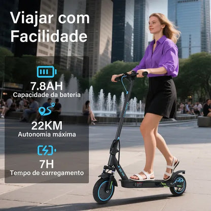 Honey Whale M2 Max - Patinete Elétrico Scooter 500w 32km/h 22km