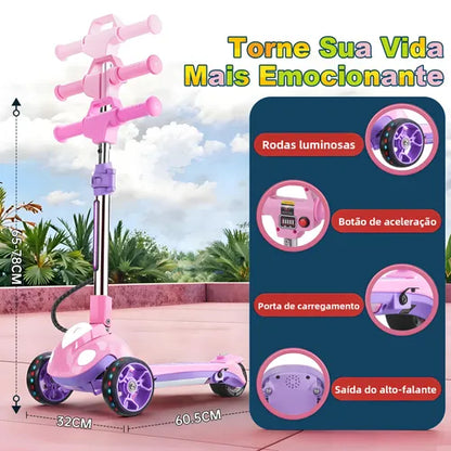 Honey Whale Rm2 Pro - Patinete Elétrico Infantil, 70w-10km/h-8km