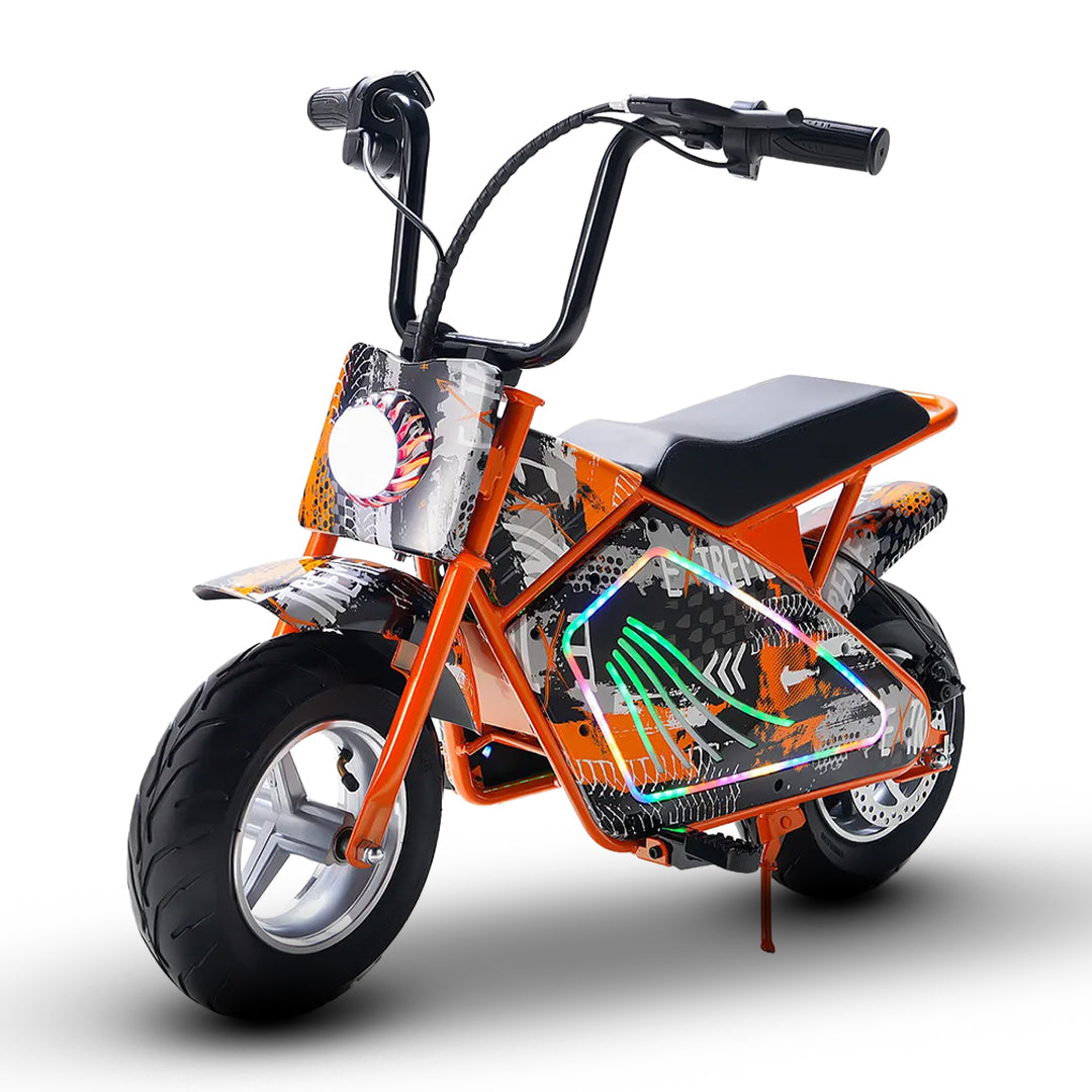 Honeywhale J2 Motinho Elétrica Infantil Mini Moto 350w 12km Cor Laranja