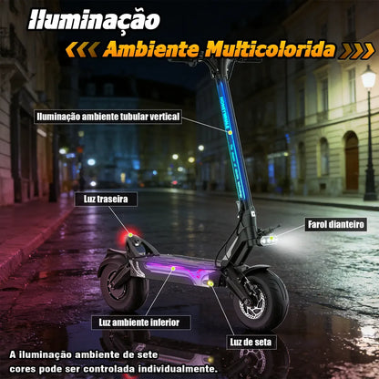 Honeywhale Gt1 Patinete Elétrico Scooter 4000w 100km/h